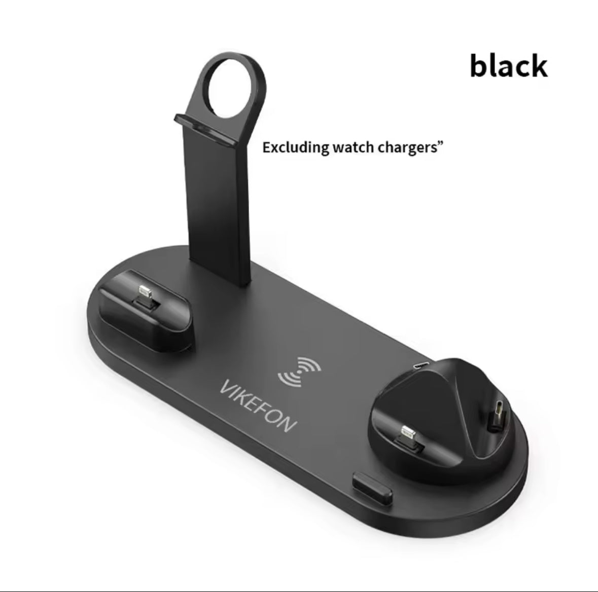 Supporto per caricabatterie wireless 30W 7 in 1 per iPhone 14 13 12 Pro Max Apple Watch Airpods Pro iWatch 8 7 Dock station di ricarica rapida